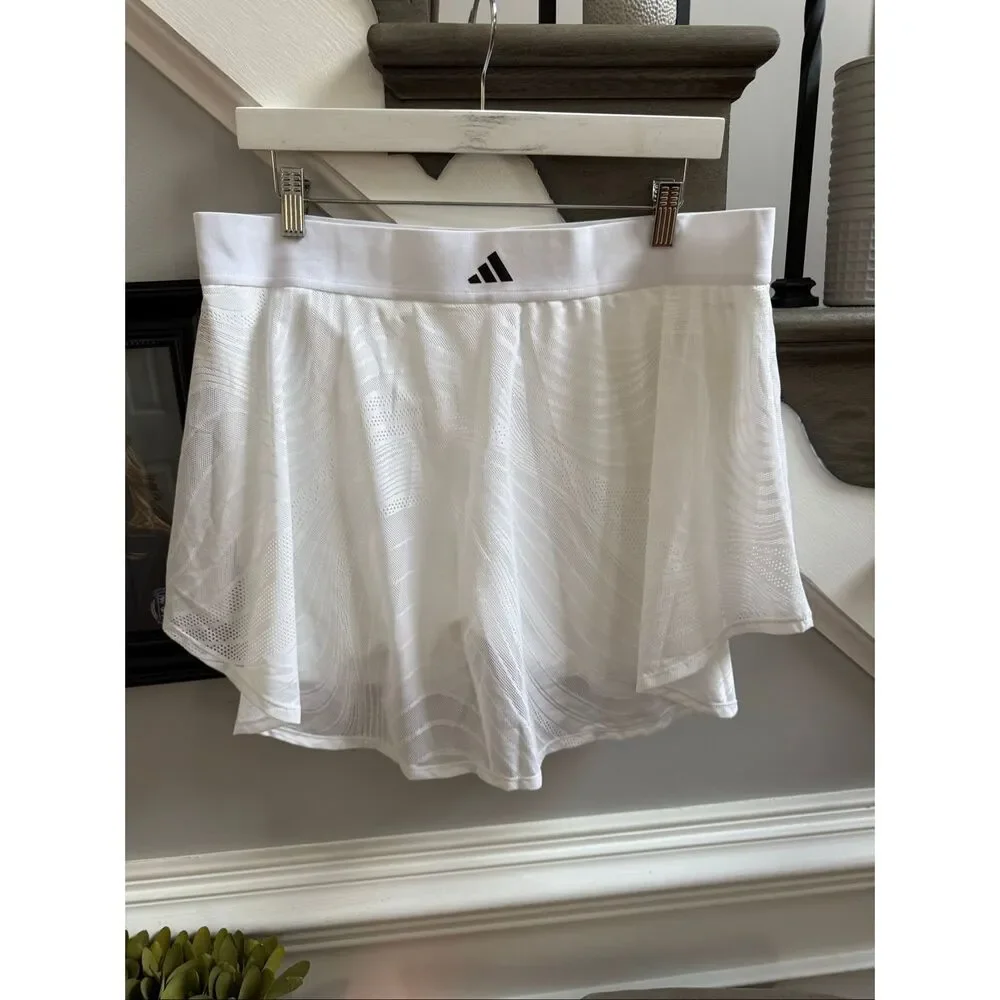Adidas White Pro Climacool Tennis Skirt sz XL NWOT - Picture 6 of 7